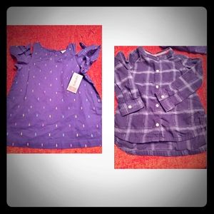Carter's|  2 toddlers tops
